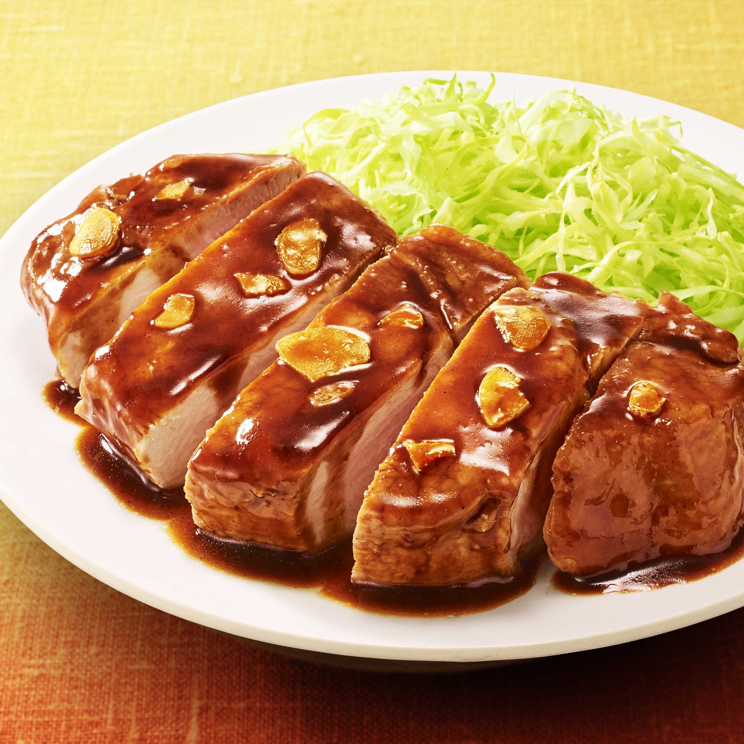 国産豚肉の切れてるトンテキ