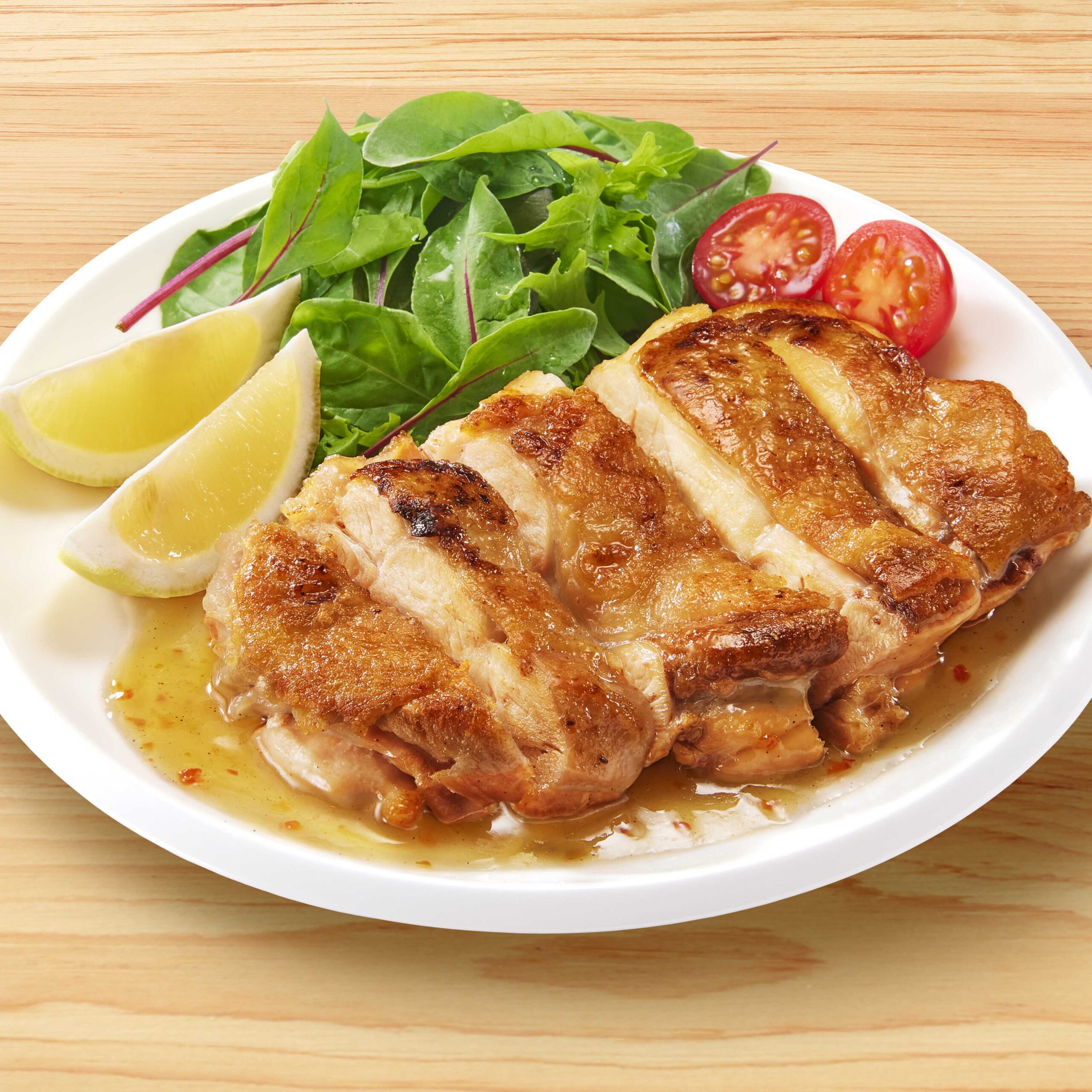 までっこ鶏ぷりっとステーキ(レモンスパイス風味)
